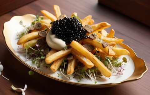Leonardo_Phoenix_09_A_delicate_goldenhued_serving_dish_overflo_0